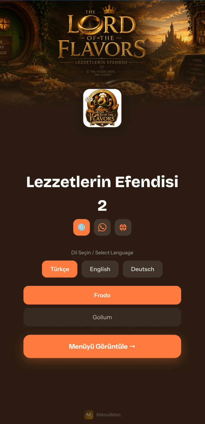 Bar/pub ana ekranı